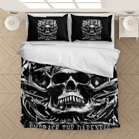 Embrace the darkness, unleash the metal Bedding Sets