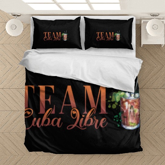 Team Cuba Libre Cocktail Bartender Bedding Sets