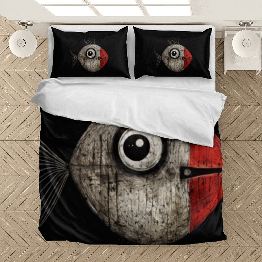 Abstract Comic Fish / Weird Fish Bedding Sets