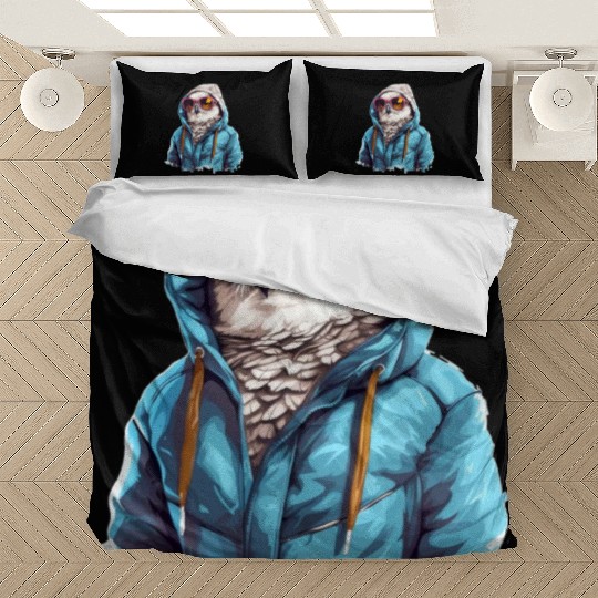 Street Style Snow Owl | Owl Lovers Bedding Sets