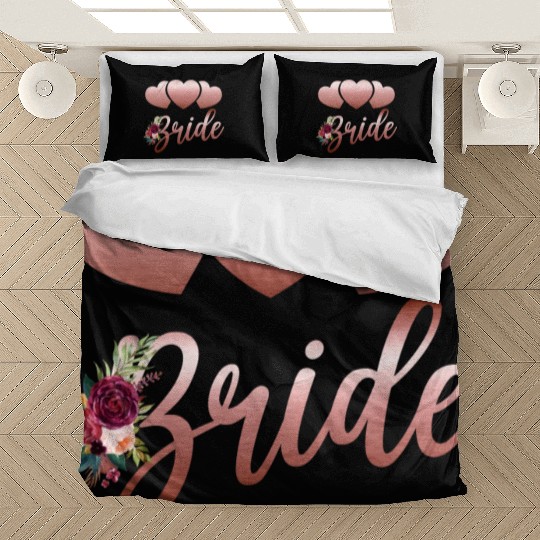 Bride Bridal Wedding Bachelorette Party Bedding Sets