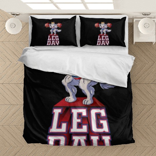 Leg Day Persian Weight Lifting Squat Gym Bedding Sets