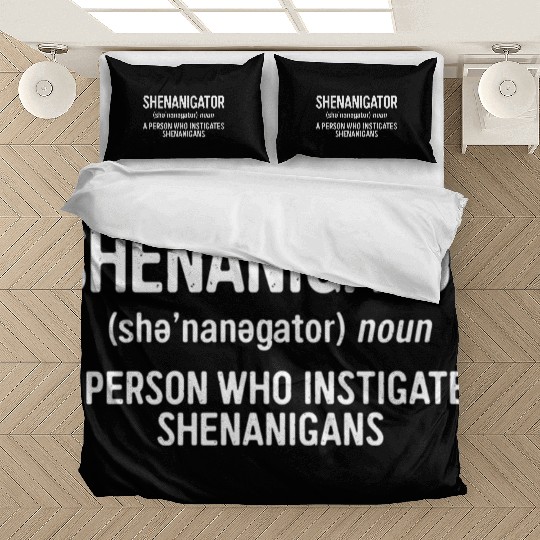 Shenanigator Definition Saint Patrick Day Bedding Sets