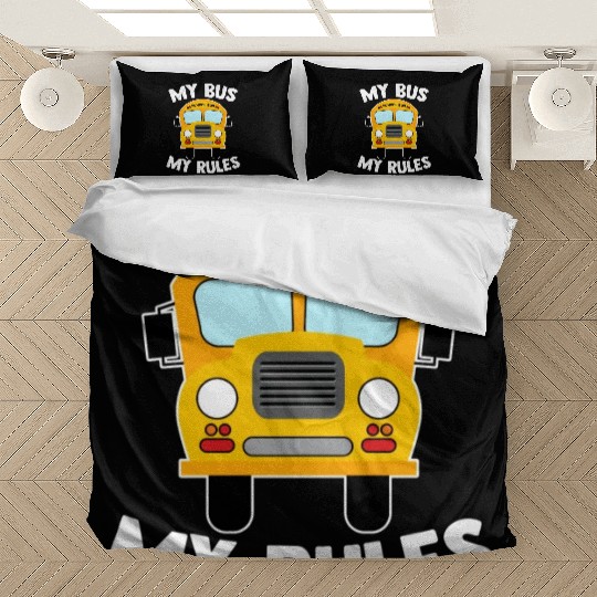 School Bus Driver Quote For A Yellow Vehicle Lover Bedding Sets