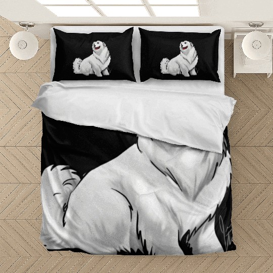 Dog Great Pyrenees White Bedding Sets