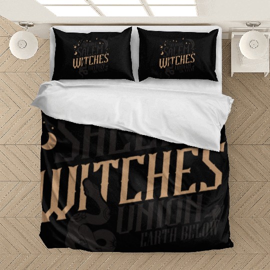 Salem Witches Union Black Bedding Sets