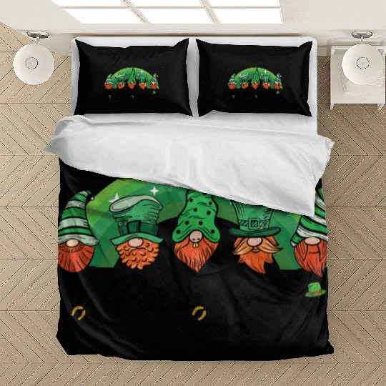 Saint Patrick s Day Horseshoe Clover Shamrock Bedding Sets