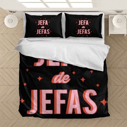 Chingona Inc Jefa De Jefas Blue Small Bedding Sets