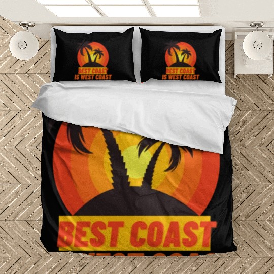 Best Coast Is West Coast Bedding Sets