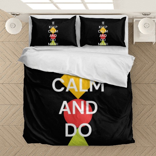 keep calm and do math Bedding Sets