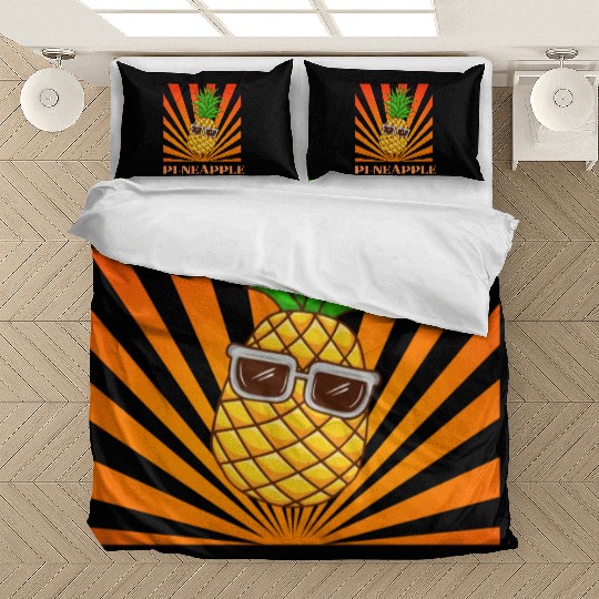 Pi Day Pineapple Bedding Sets