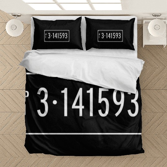 Pi Day Math Number Plate Geometry Calculus Bedding Sets
