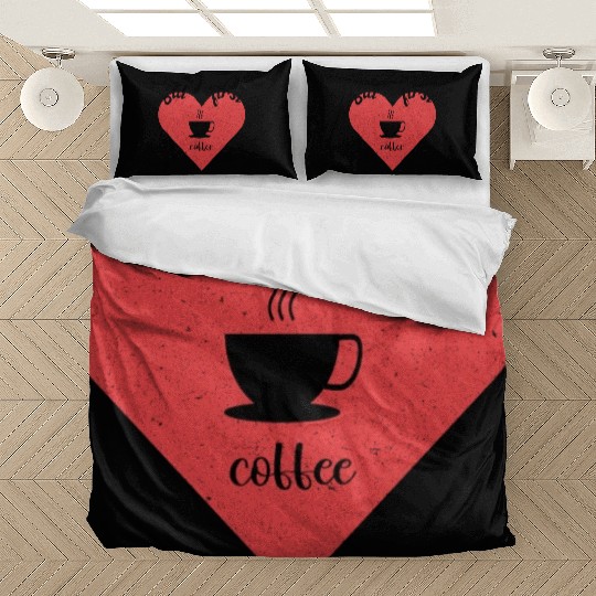 graphic design for Coffee lover Bedding Sets