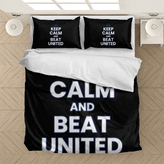 Keep Calm And Beat United Bedding Sets