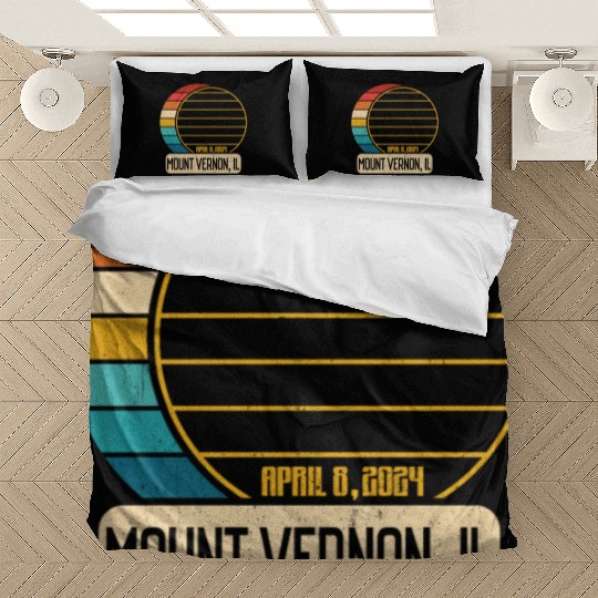 Total Solar Eclipse Illinois Mount Vernon EclipseM Bedding Sets