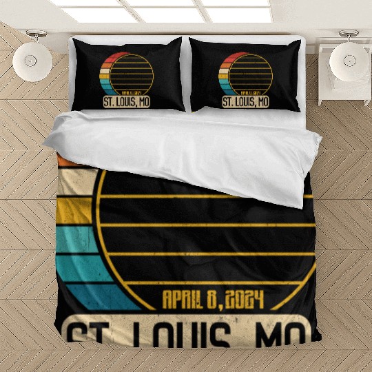 Total Solar Eclipse Missouri St. Louis EclipseSt. Bedding Sets