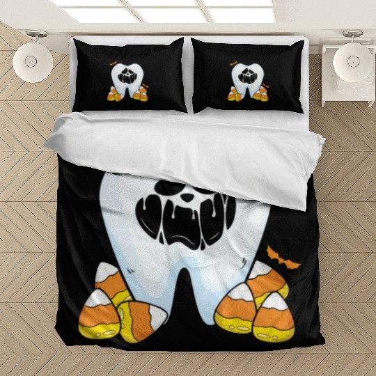 Candy Corn, Not in Teeth! Bedding Sets
