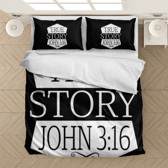 True Story John 3:16 Love Jesus Christian Bedding Sets