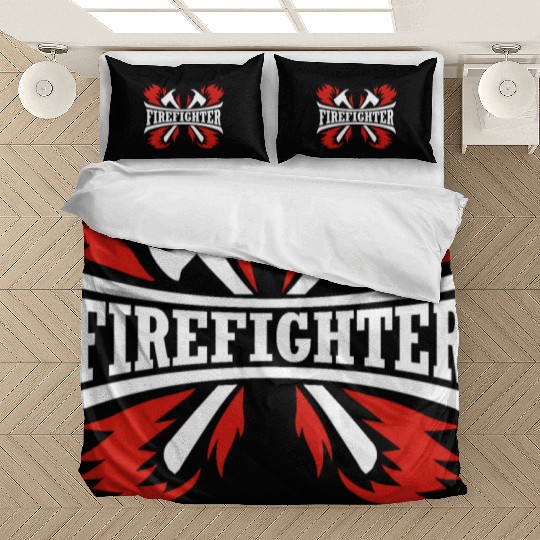 Fire Fighter Fireman Volunteer Rescue Firefighter Bedding Sets