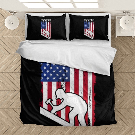 Roofing Worker Roofer Worker Roofer - Roofer US Fl Bedding Sets