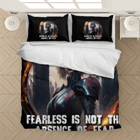 Superwomen With Her Best Quotes And Disaster City Bedding Sets