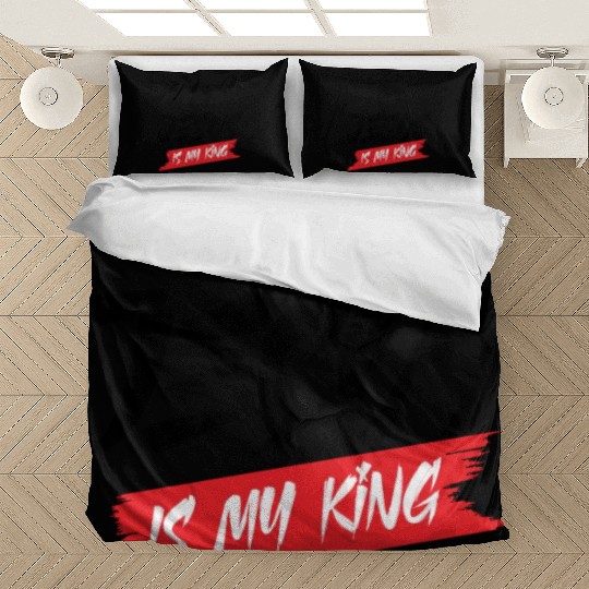 Jesus Is My King Love Jesus Christmas Christian Bedding Sets