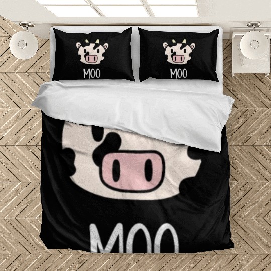 Cute Cow Moo Kawaii Farm Animal Farmer Bedding Sets