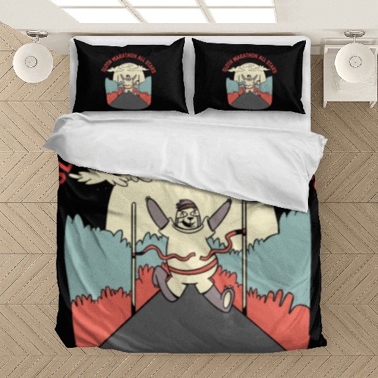 Sloth Cute Sloth Running Bedding Sets