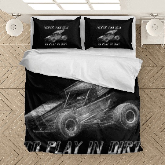 Sprint Car Mom Dirt Track Racing Racing Race Day Bedding Sets