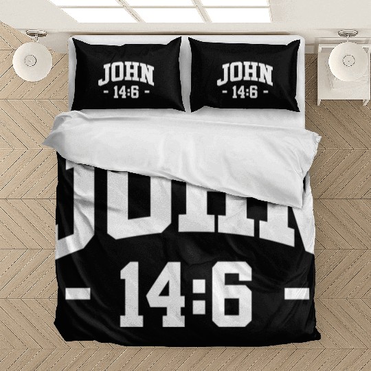 John 14:6 Love Jesus Christian Christmas Bedding Sets