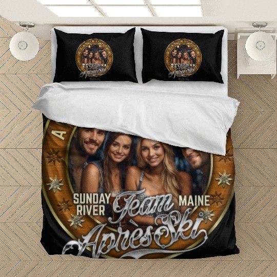 Sunday River Ski Resort Maine Après Ski Design Bedding Sets