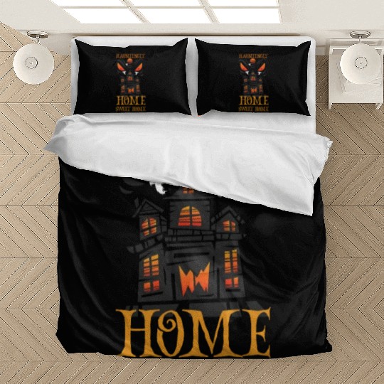 Horror Paranormal Haunted House Spooky Halloween Bedding Sets