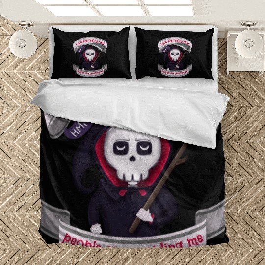 People Are Avoiding Me Grim Reaper Bedding Sets