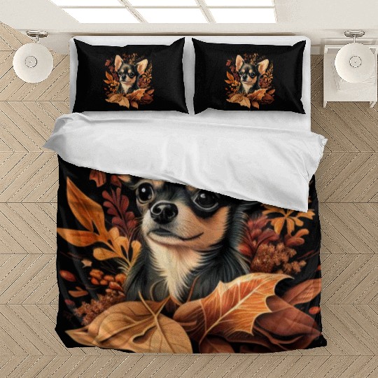 Chihuahua | Thanksgiving Day Farmer Food Autumn Bedding Sets