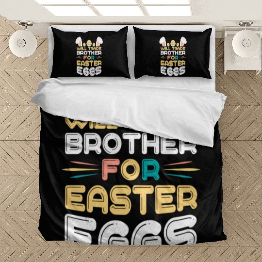Will Trade Cousin Happy Easter Bunny Ears Eggs Hun Bedding Sets