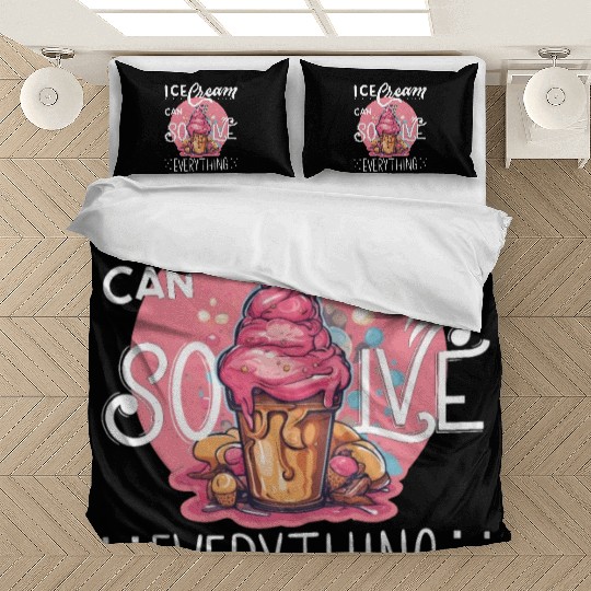 Ice cream can solve everything. Bedding Sets