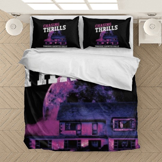 Horror Paranormal Haunted House Spooky Halloween Bedding Sets