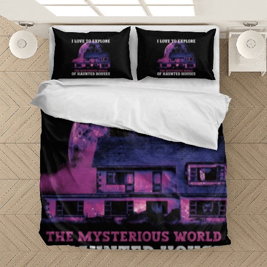 Horror Paranormal Haunted House Spooky Halloween Bedding Sets