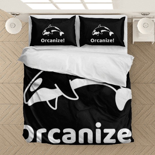 Orcanize Funny Team Orca Killer Whale Lover Gift Bedding Sets