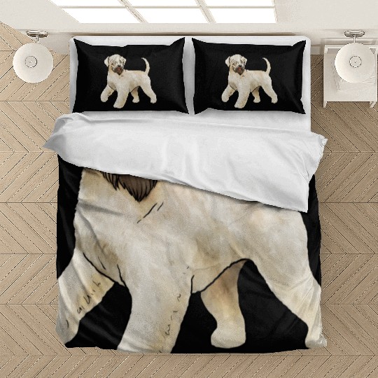 Dog Soft Coated Wheaten Terrier Irish Cream Bedding Sets