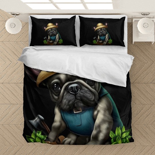 French Bulldog The Gardener Bedding Sets