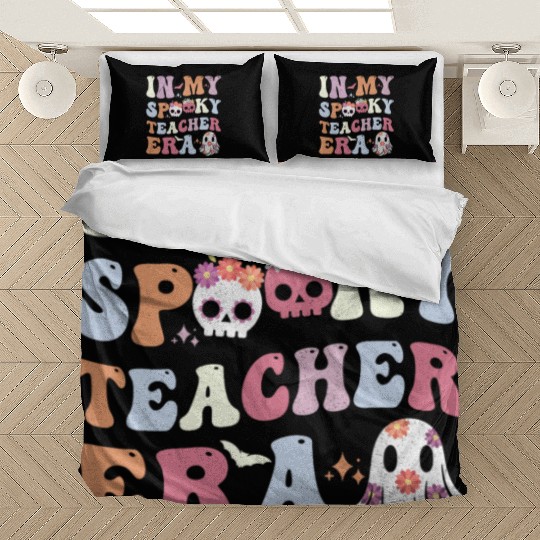 In My Spooky Teacher Era Halloween Bedding Sets