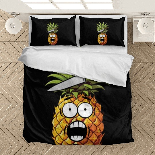 Funny Shocked Pineapple Bedding Sets