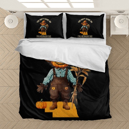 I’m a Nebraska Dad Halloween Fall Autumn Bedding Sets
