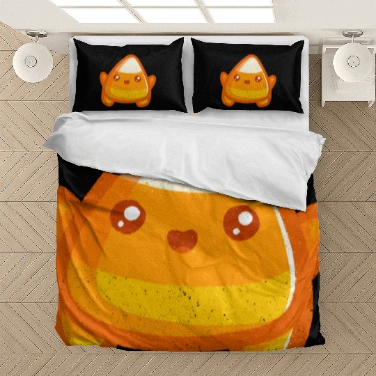 Super Cute Candy Corn Kawaii Candy Corn Bedding Sets