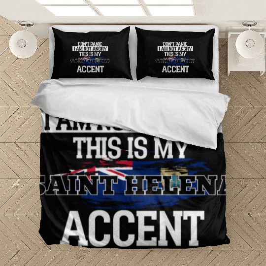 Saint Helena Dont Panic I Am Not Angry Bedding Sets