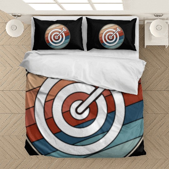 Retro Archery Bullseye Bedding Sets