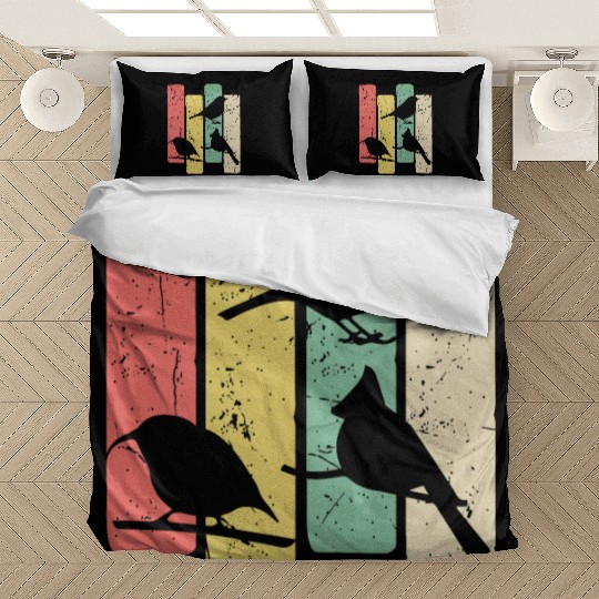 Birds Art Budgie Heron Sparrow Robin Hummingbird Bedding Sets