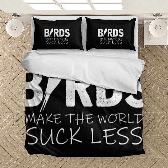 Birds Lover World Joke Budgie Canary Robin Lovers Bedding Sets