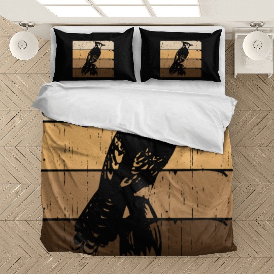 Bird Woodpecker Art Budgie Hummingbird Parrot Bedding Sets